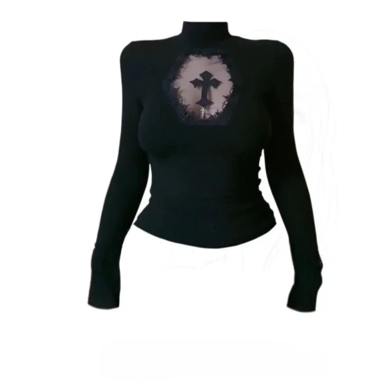 Gothic Cathedral Ruffle Long Sleeve Set Only Tops Shoptery