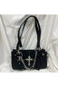 Bag – Y2k Cross – 2000s Fashion – Tote Bag black Shoptery