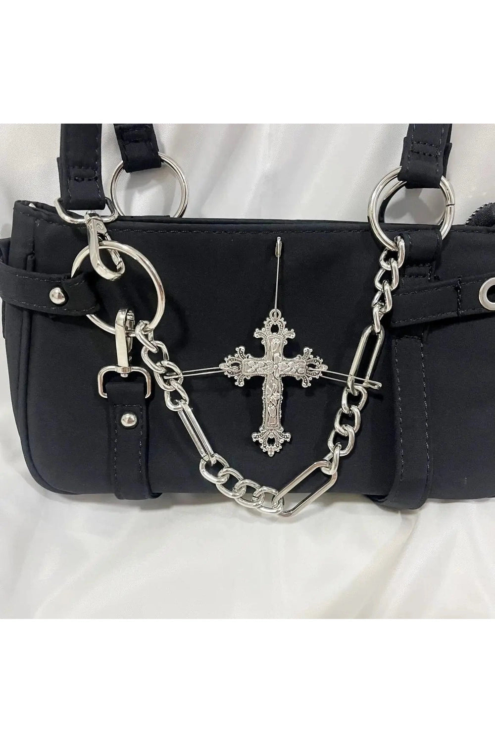 Y2k Cross Chain Shoulder Bag Shoptery