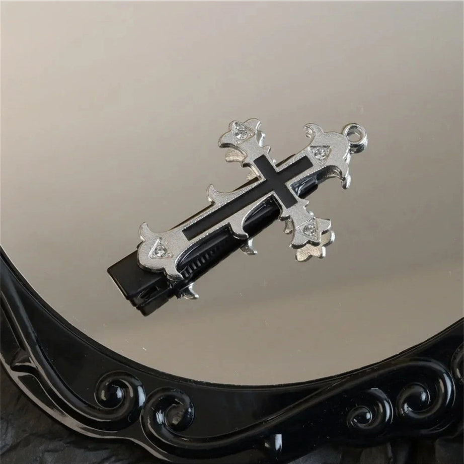 Alt Gothic Cross Hair Clips B Shoptery