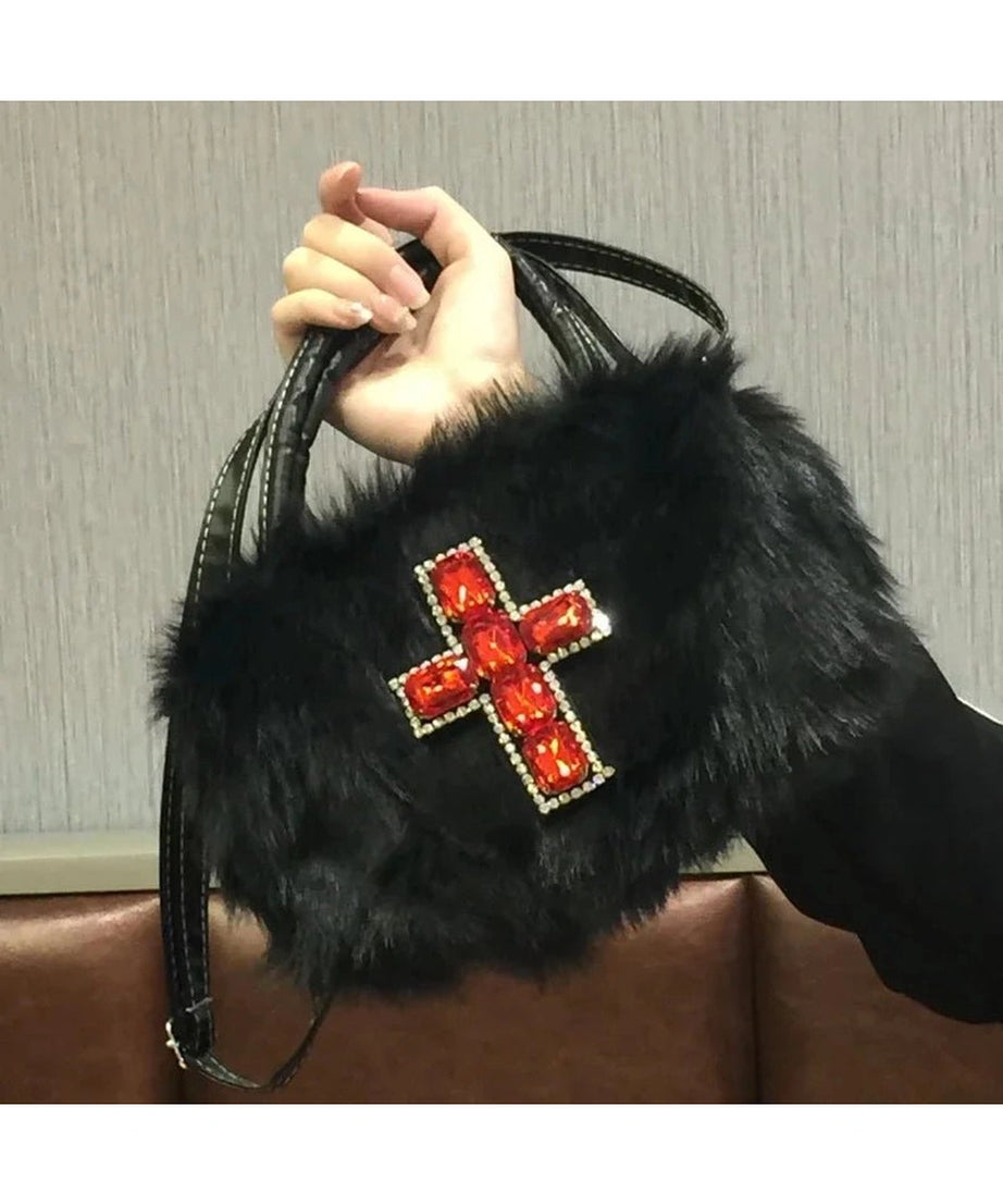 Gothic Cross Shoulder Bag -