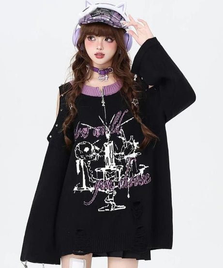 Gothic Dreamscape Sweater - Sweaters