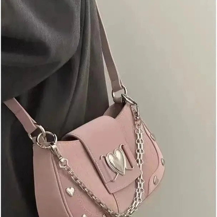 Pastel goth Handbag Plush Cross Shoptery