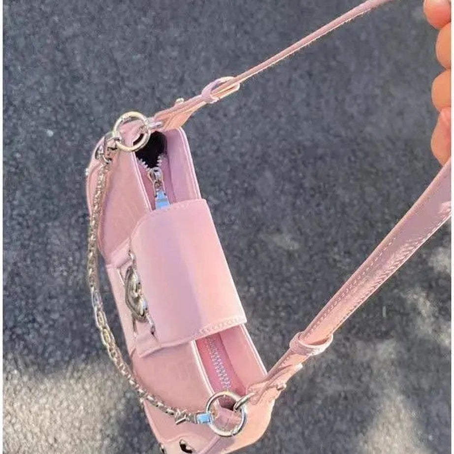 Pastel goth Handbag Plush Cross Shoptery