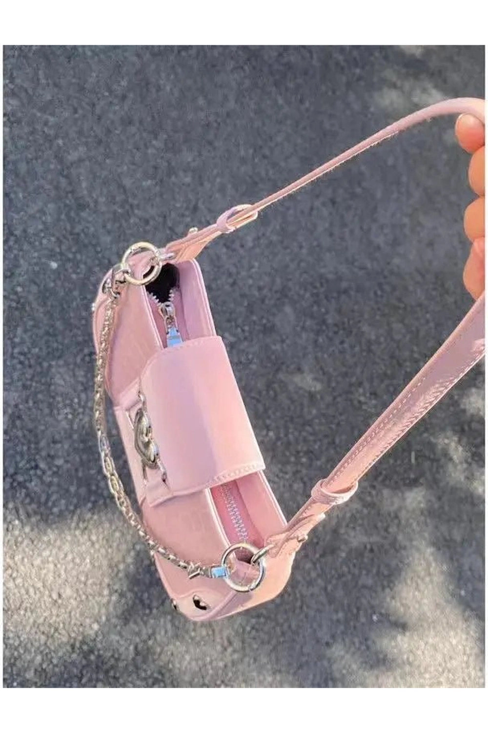 Pastel goth Handbag Plush Cross Shoptery