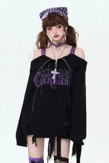 Gothic Spellbound Sweater - Sweaters