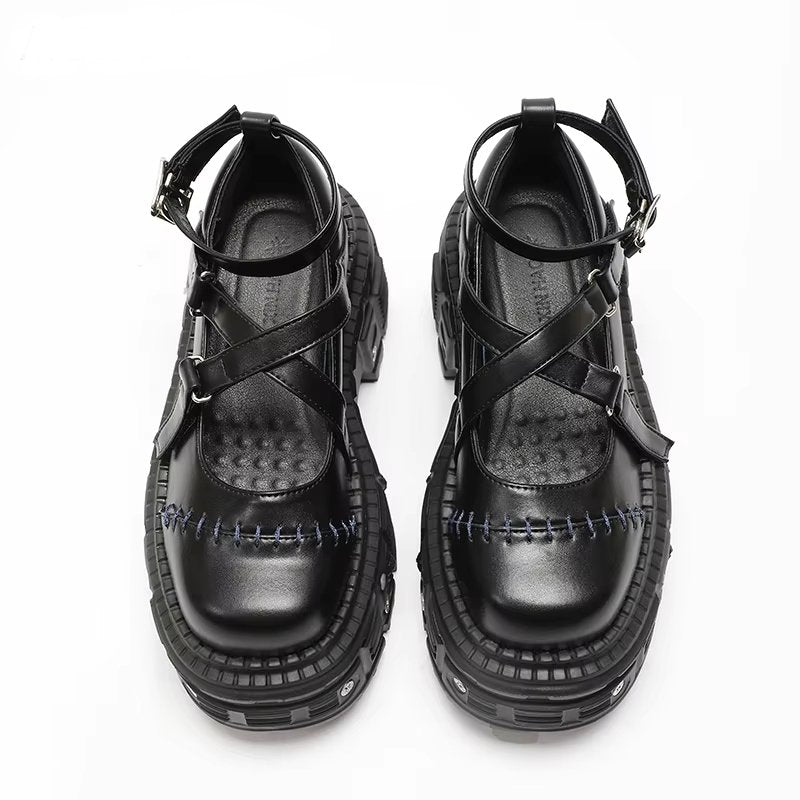 Alt Gothic Stitched Shoes Shoptery