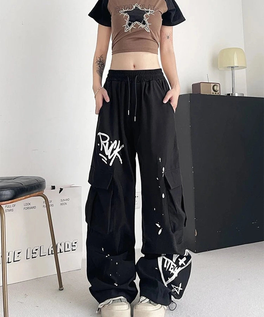 Graffiti Street Cargo Pants - 