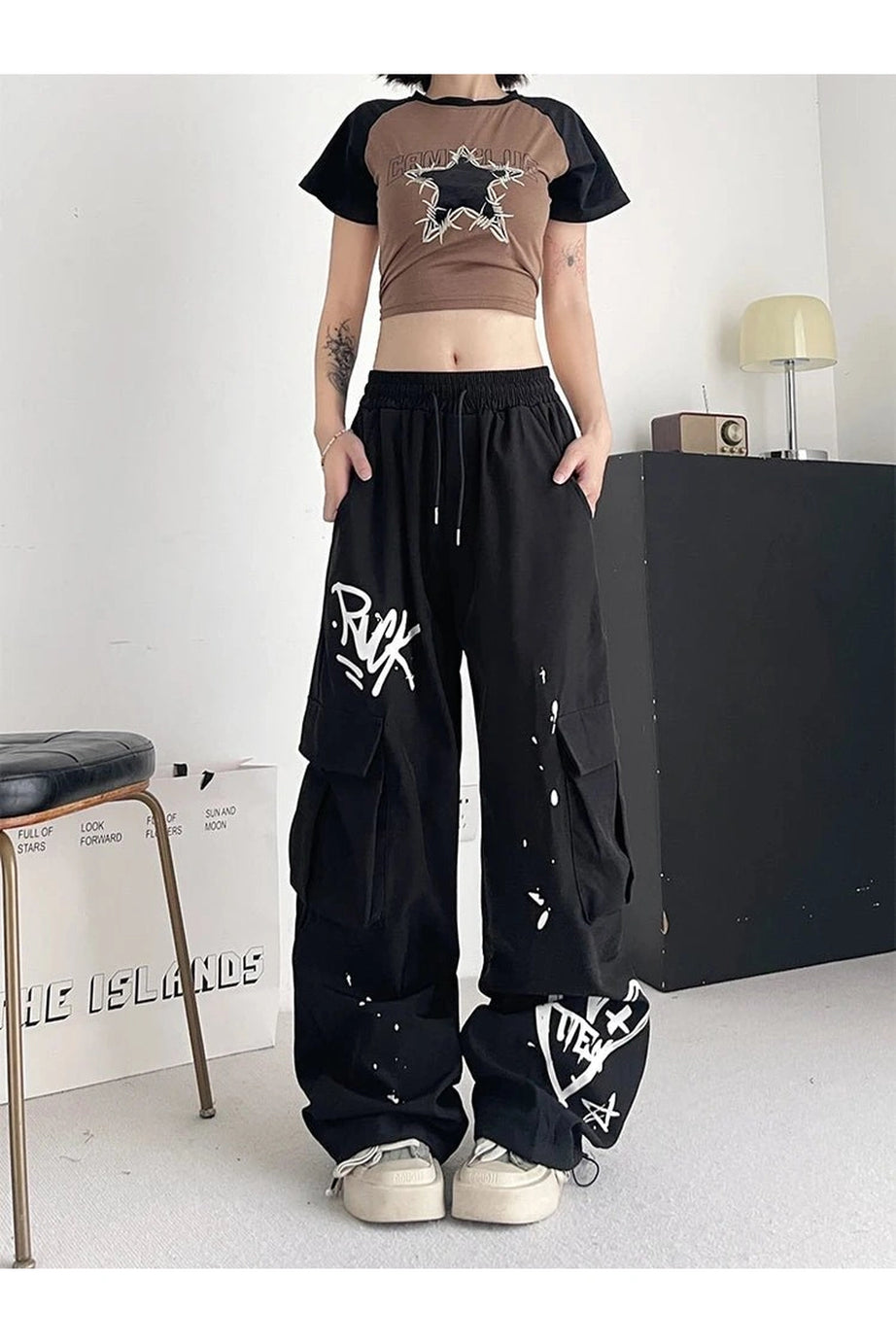 Graffiti Street Cargo Pants - 