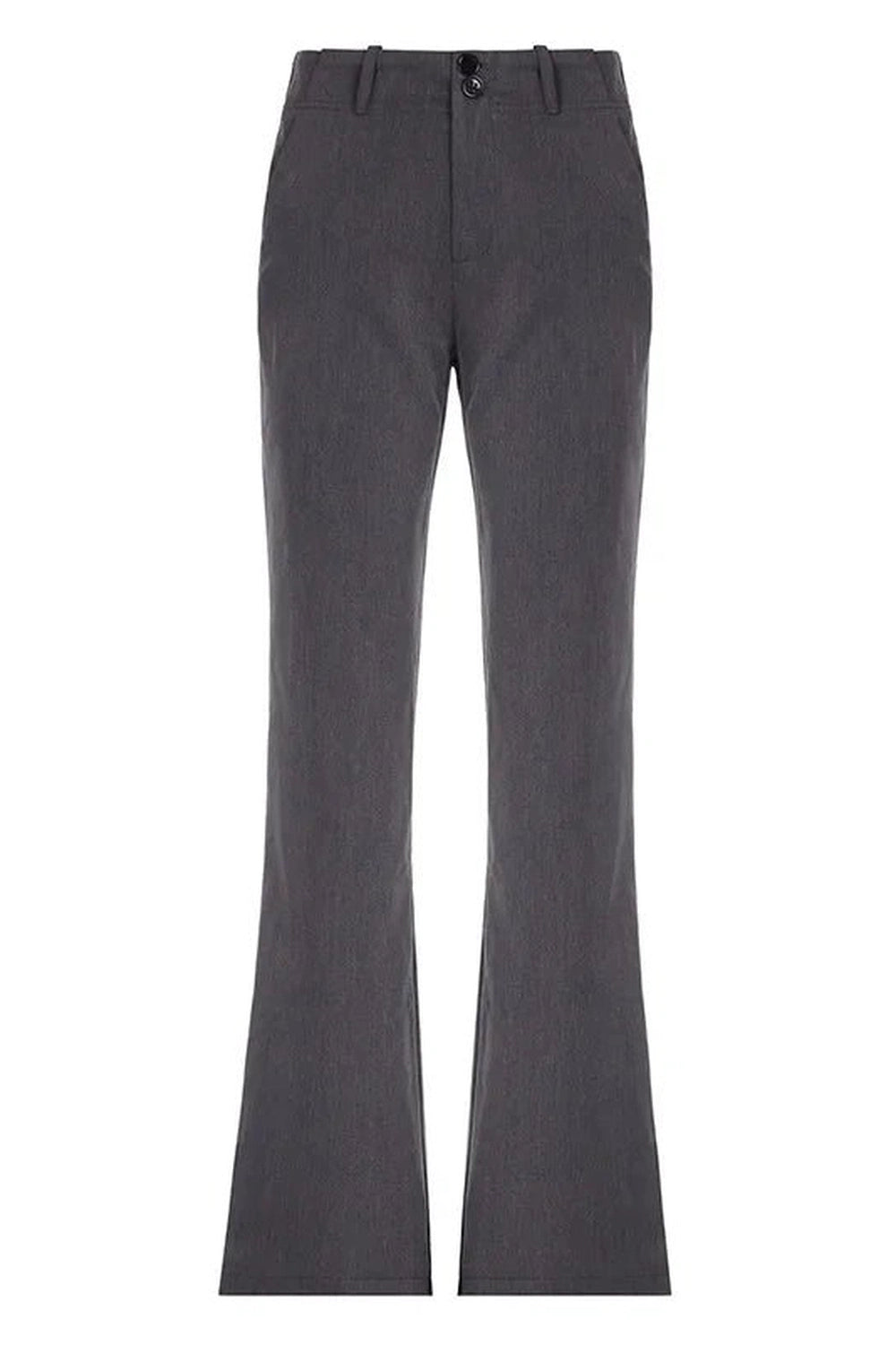 Gray Vintage Flared Pants -