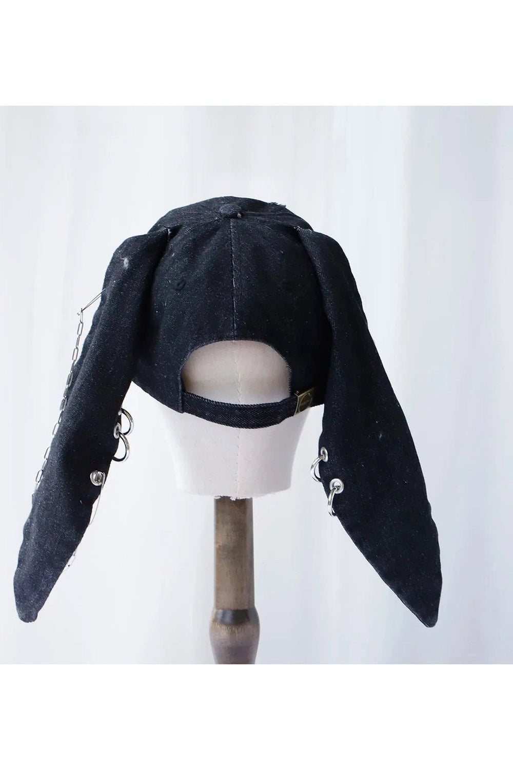 Edgy Bunny Ear Chain Cap Shoptery