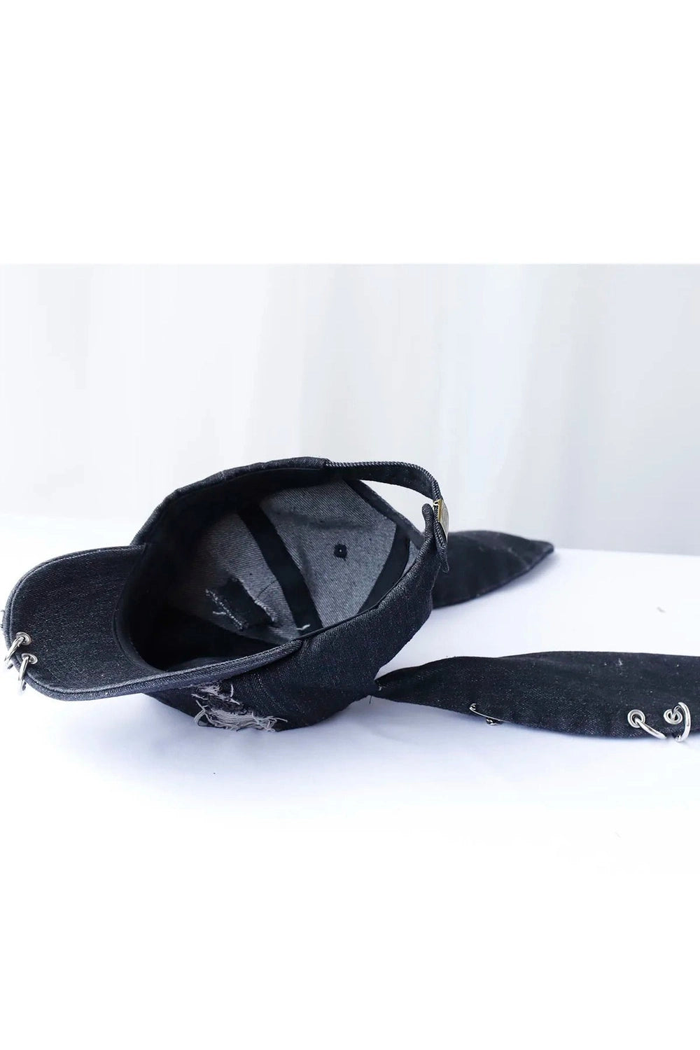 Edgy Bunny Ear Chain Cap Shoptery