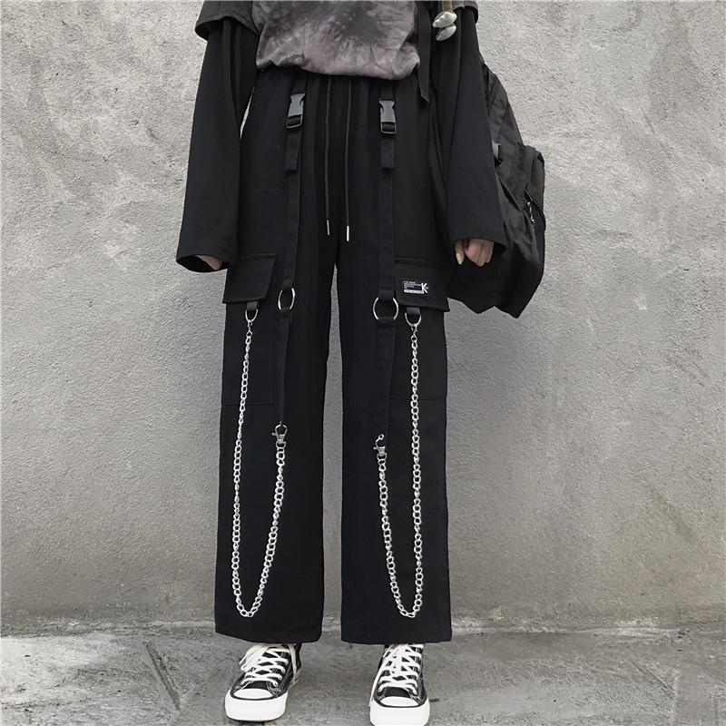 Grunge Oversize Cargo Pants - Pants