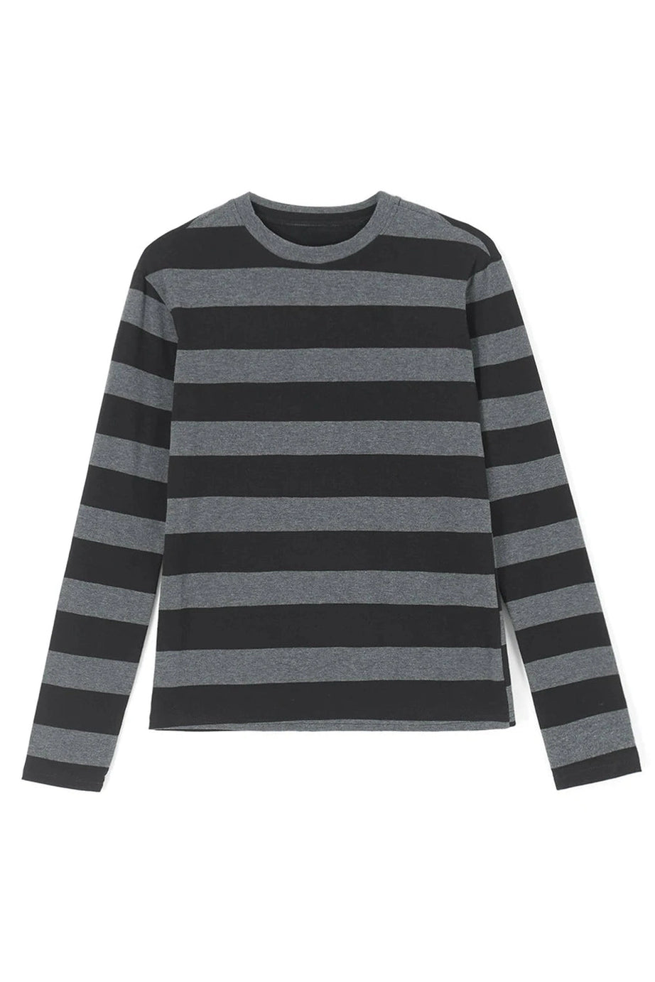 Grunge Striped Long Sleeve Top - Shirts & Tops