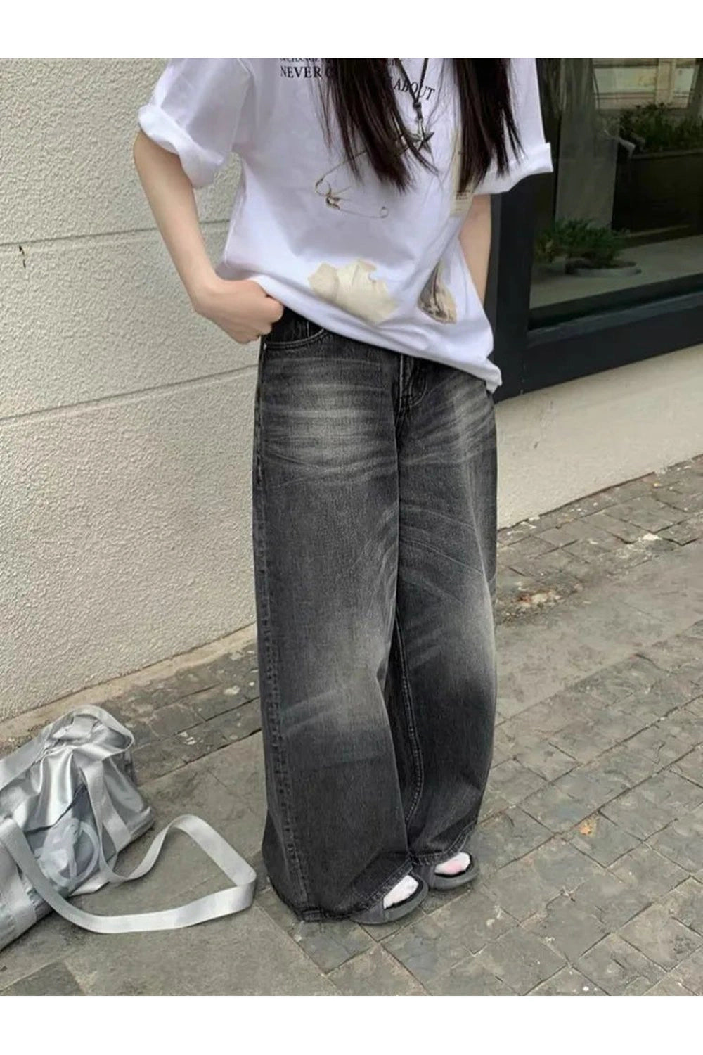 Alt Y2K Black Jeans Shoptery