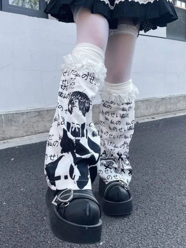 Anime Chaos Leg Warmers as photo One Size Shoptery