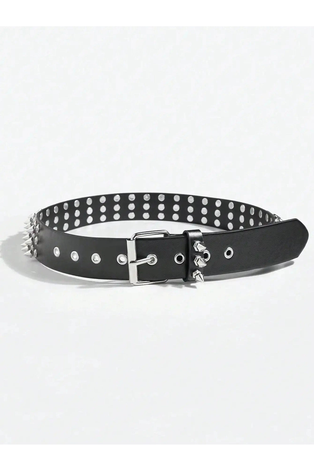 Alt Punk Hardcore Spiked Studded Belt black 100cm Shoptery