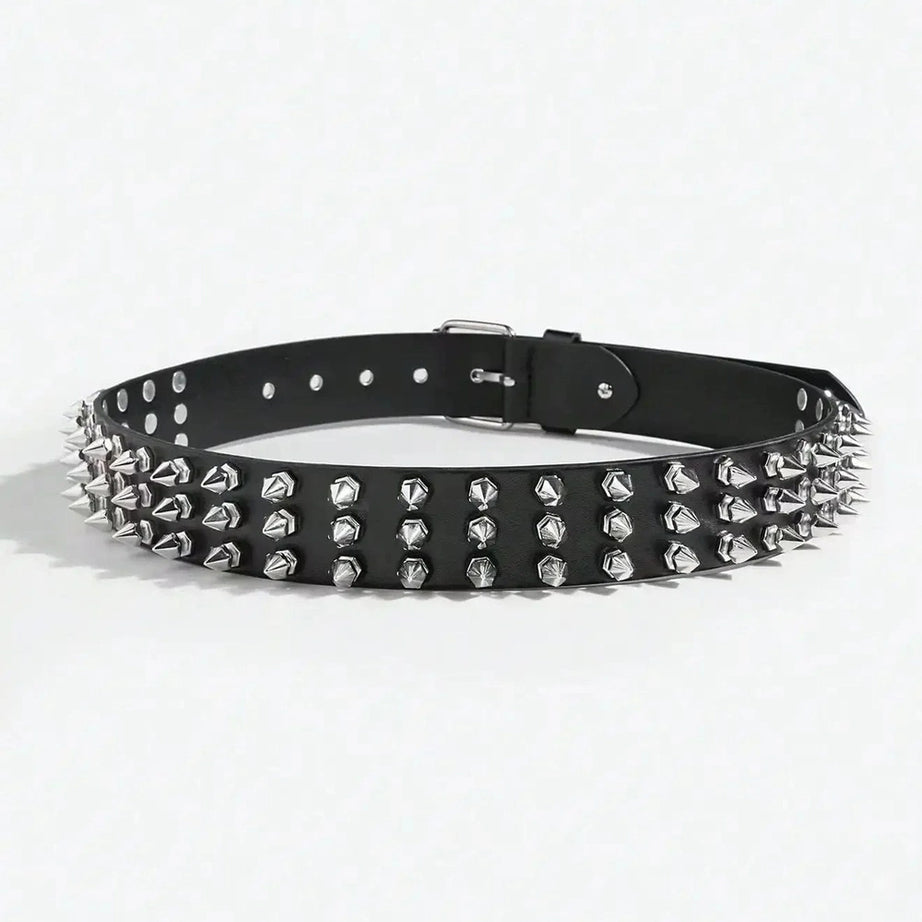 Alt Punk Hardcore Spiked Studded Belt Shoptery