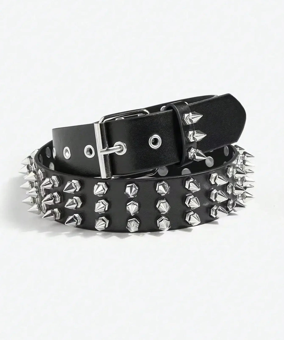 Hardcore Spiked Studded Belt - Belts