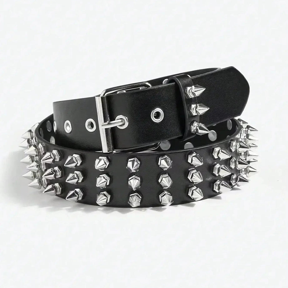 Alt Punk Hardcore Spiked Studded Belt Shoptery