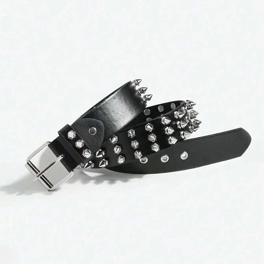 Alt Punk Hardcore Spiked Studded Belt Shoptery