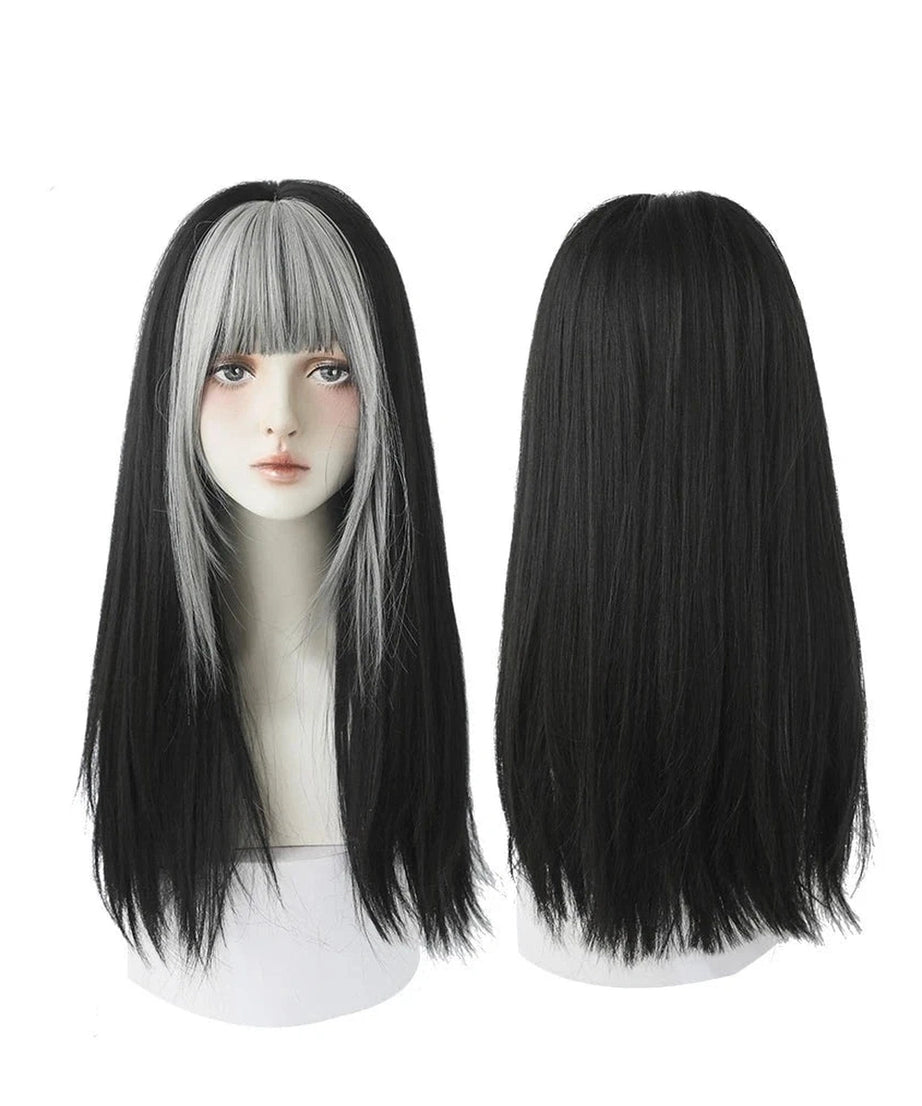 Highlighted Kinky Straight Wig -