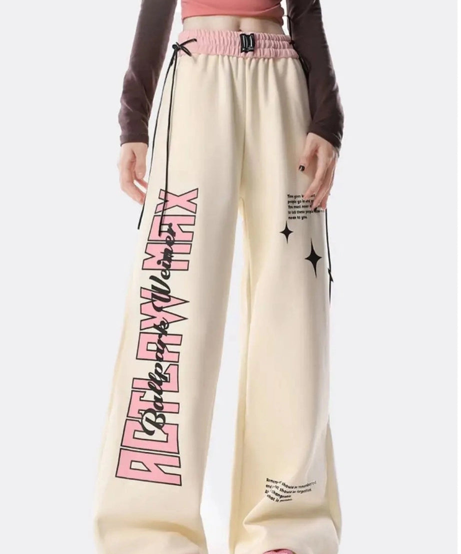 Hip Hop High Waist Pants -