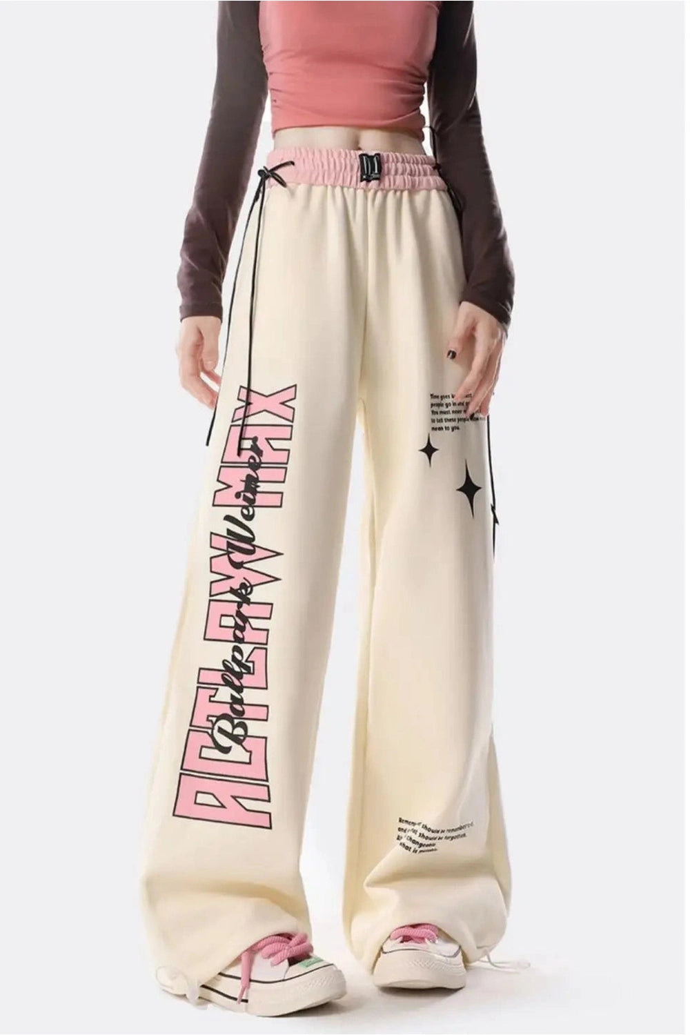 Hip Hop High Waist Pants -