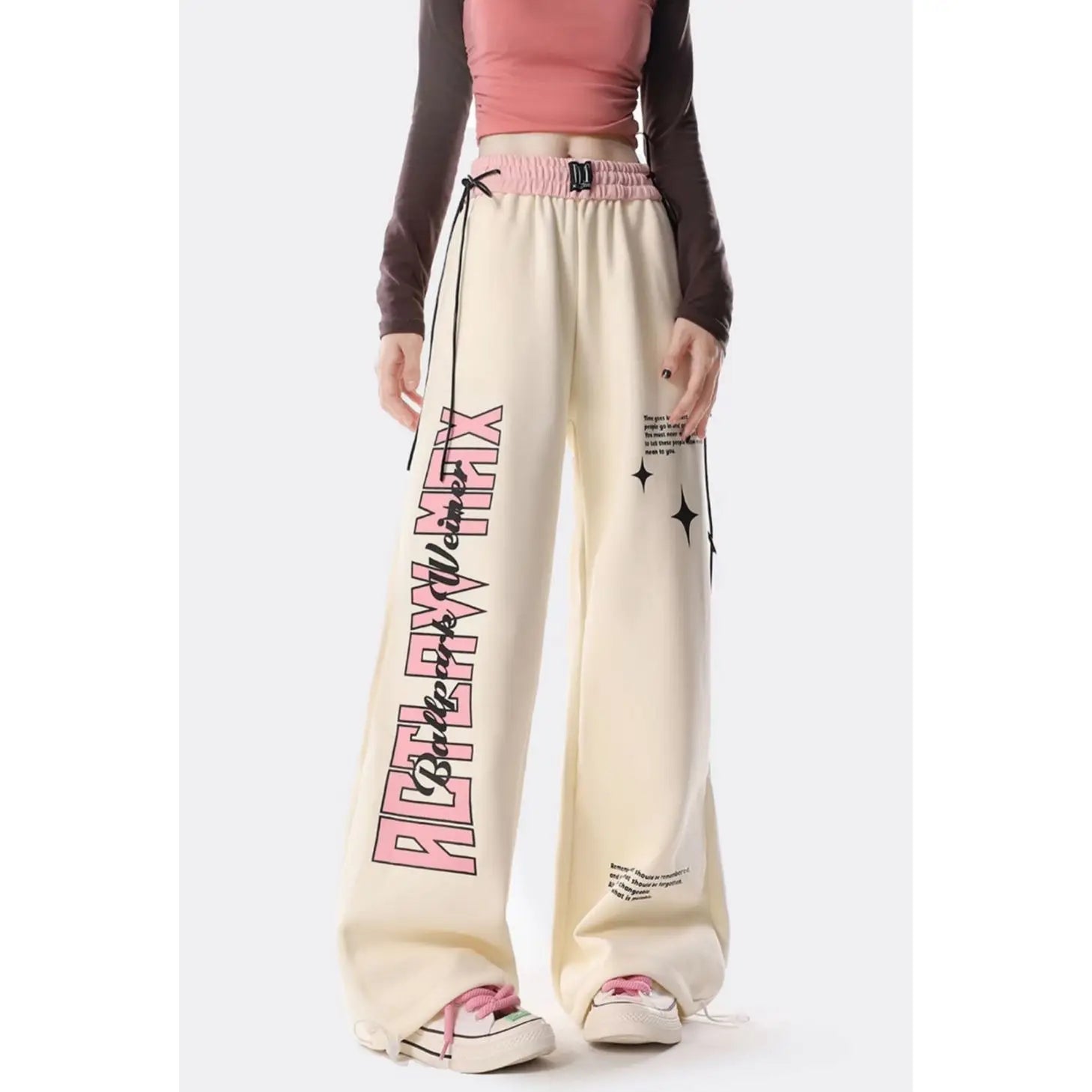 Hip Hop High Waist Pants -