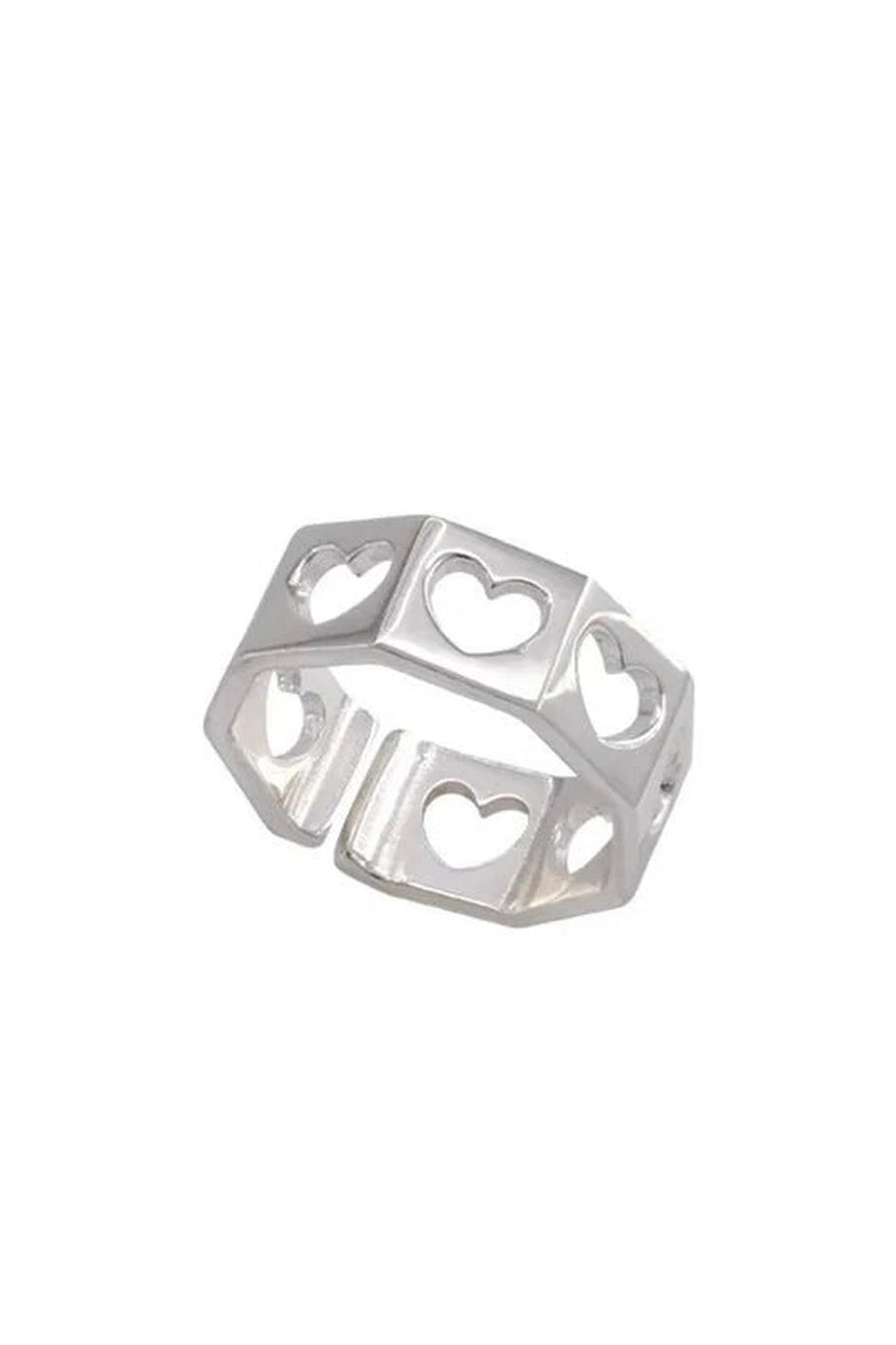 Hollow Heart Ring - Rings