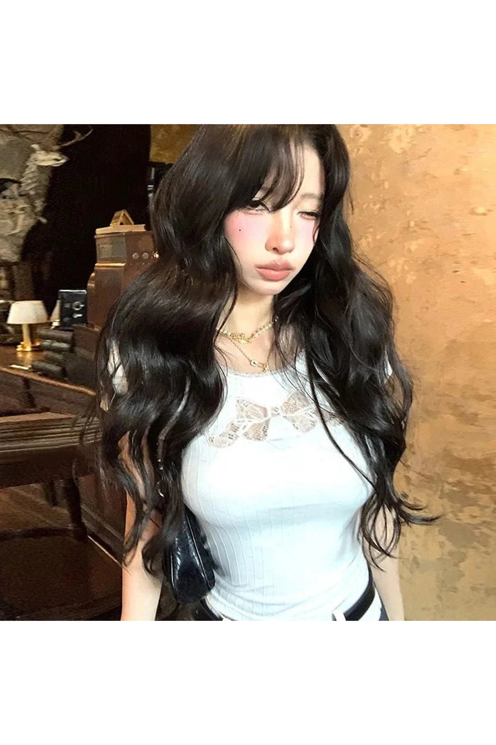 Hollow Out Cotton Top Shoptery