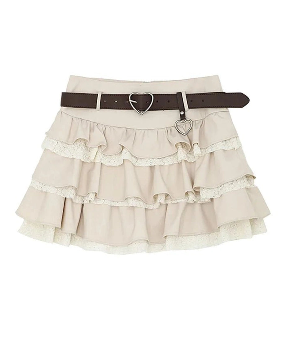 Japanese Sweet A - Line Skirt - Skirts