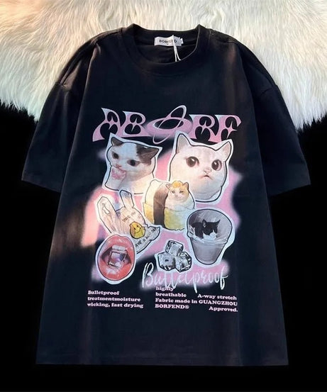 Kawaii Galaxy Cat T - Shirt - T - Shirts