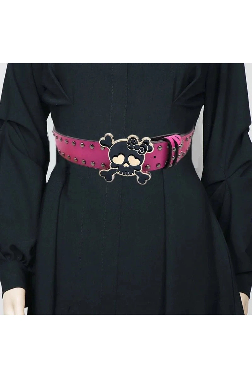 Pastel Goth Skull Belt Shoptery