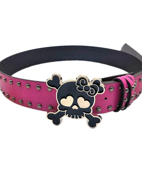 Kawaii Goth Skull Belt - Belts