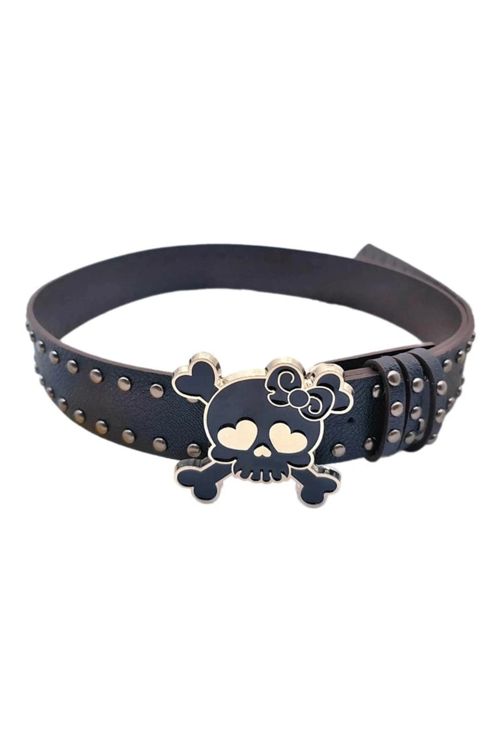 Pastel Goth Skull Belt Black Shoptery