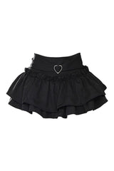 Kawaii Japanese Mini Skirt Black Shoptery