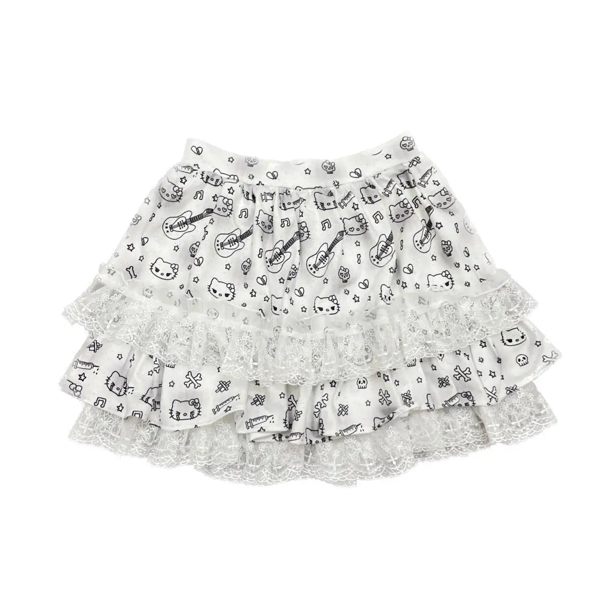 Kawaii Ruffle Mini Skirt -
