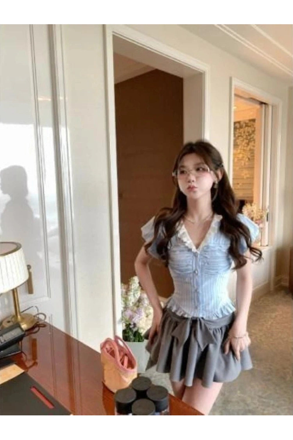 Kawaii Stripe Suit Set Shoptery