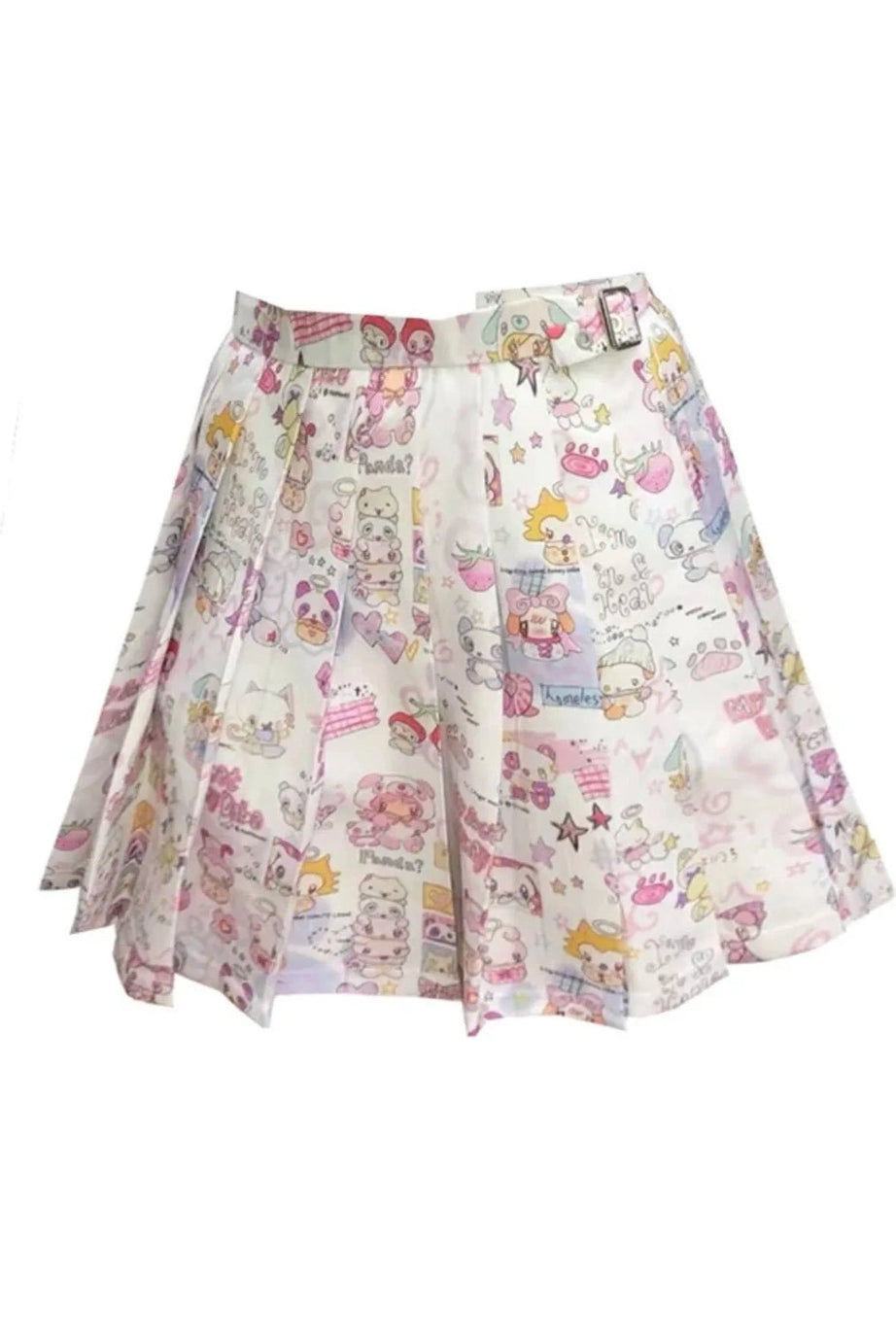 Kawaii Wonderland Pleated Skirt - Skirts