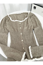 Acubi Style Cardigan Sweater Outfit Set Shoptery
