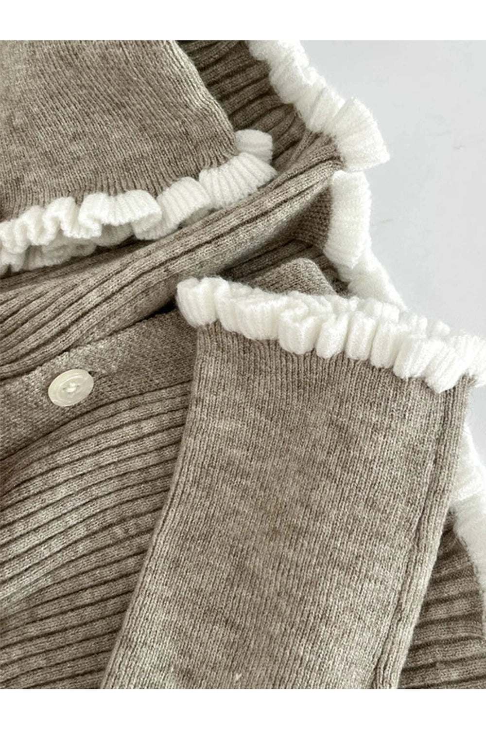Acubi Style Cardigan Sweater Outfit Set Shoptery