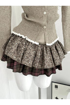 Acubi Style Cardigan Sweater Outfit Set Shoptery