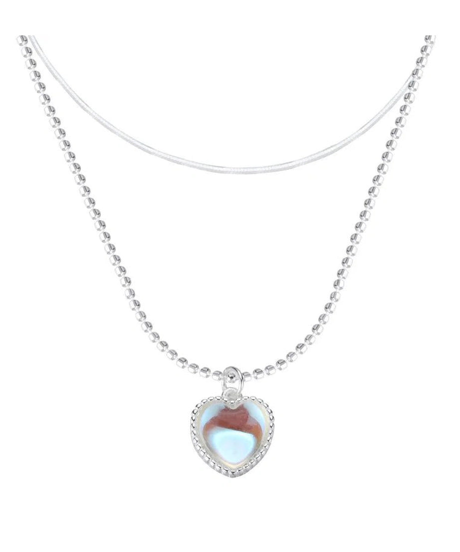 Korean Love Clavicle Necklace - Necklaces