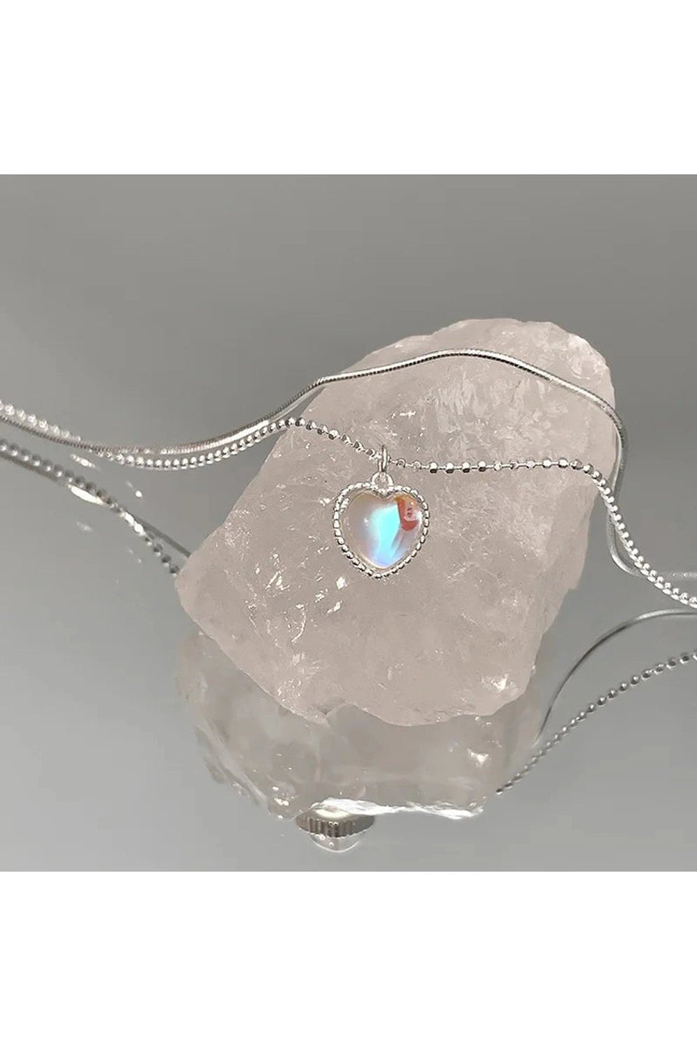 Aesthetic Love Clavicle Necklace Shoptery