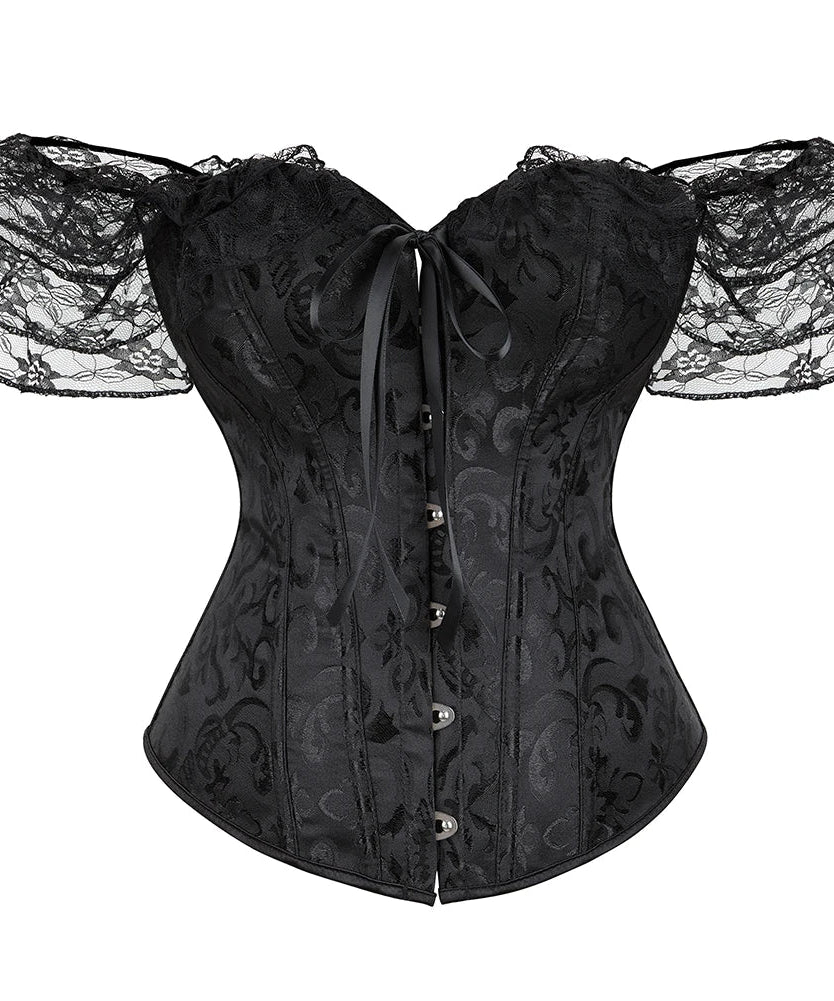 Lace Overbust Corset - Corsets