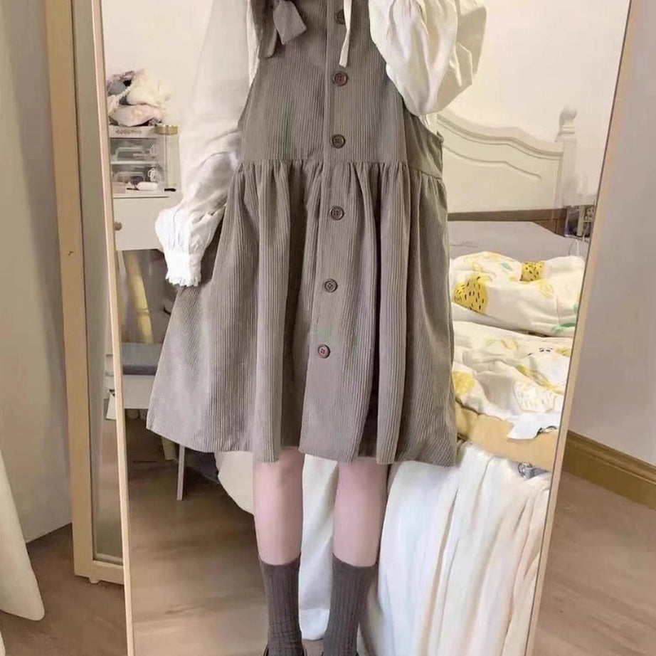 Retro Lace Whisper Bow-Tie Blouse Shoptery