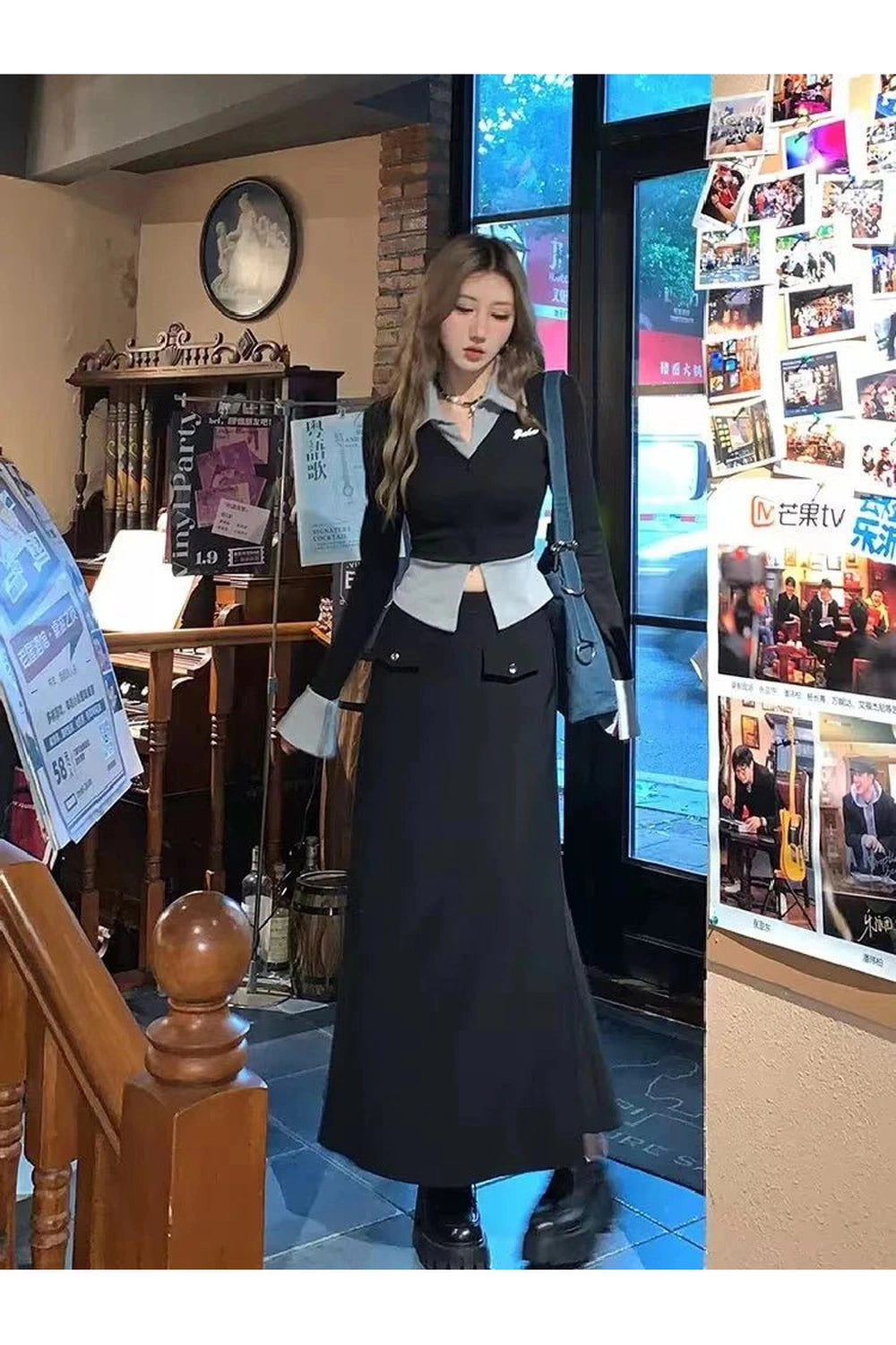 Fall Lapel Collar Knit Cardigan Shoptery