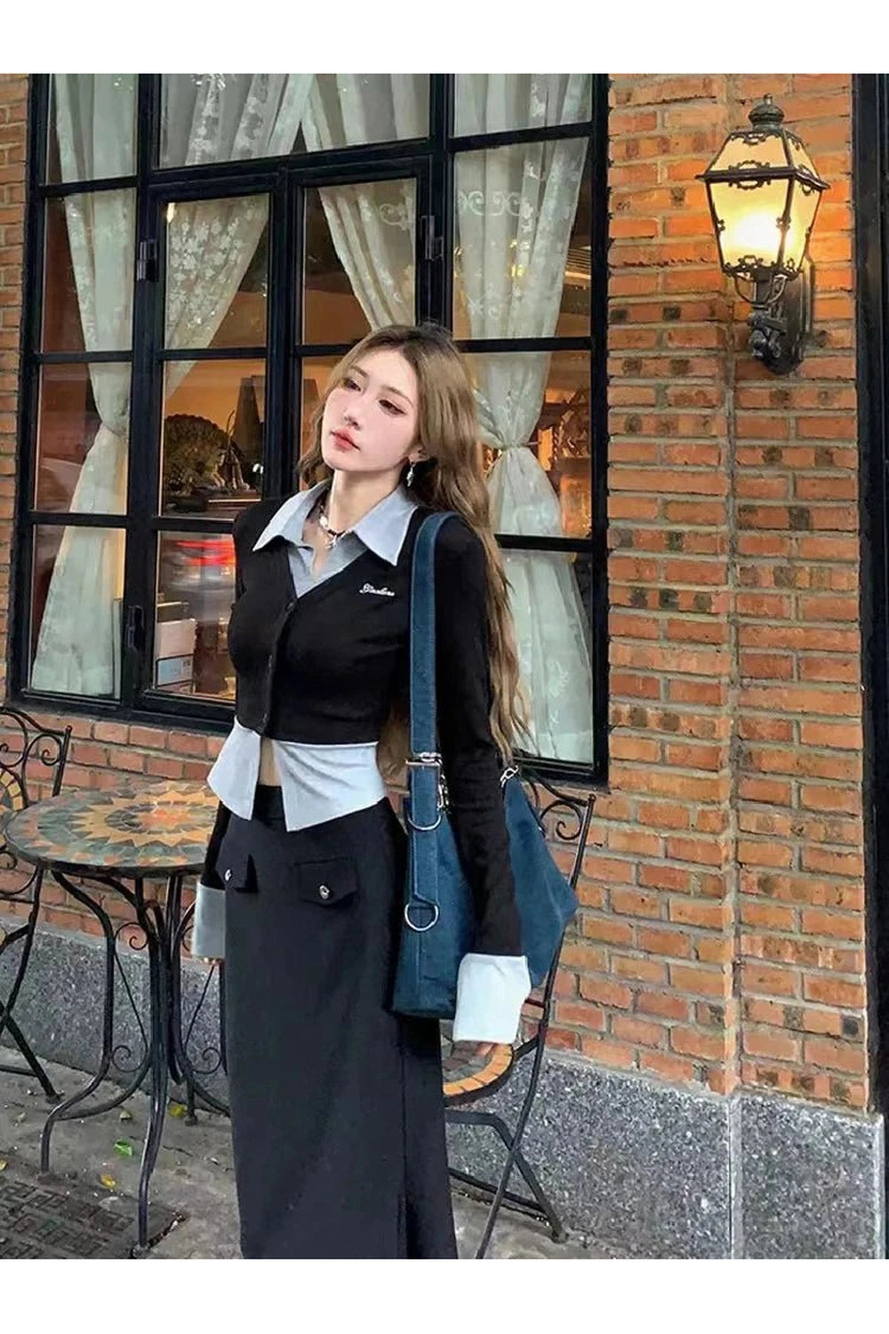 Fall Lapel Collar Knit Cardigan Shoptery