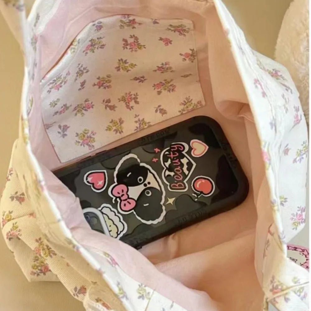 Coquette Large Lace Bow Bag Shoptery